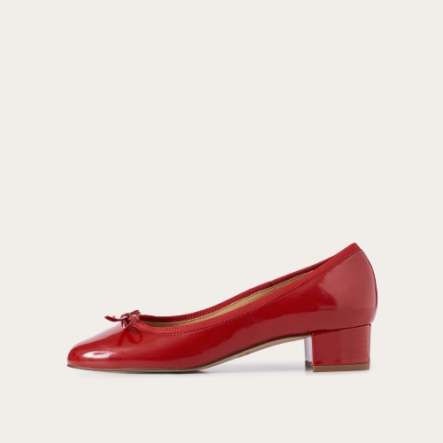 Roza Heels, glossy red